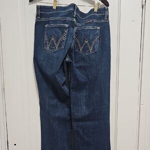 Wrangler Shiloh Womens Blue Denim Jeans